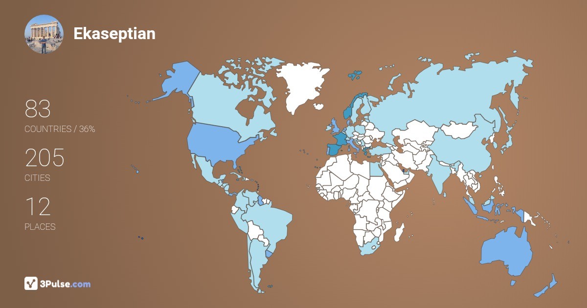 Ekaseptian Ekaseptian's Travel Map Image