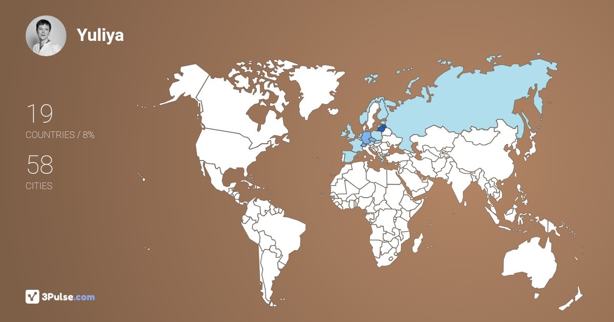 Изображение Карты путешествий Yuliya Maldova