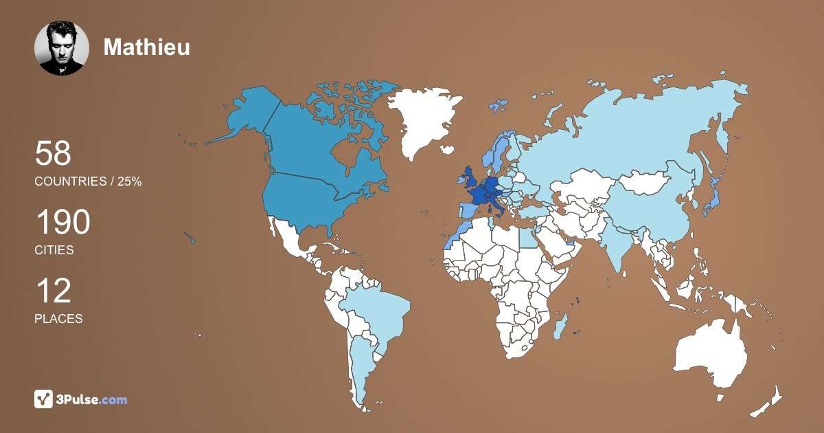 Изображение Карты путешествий Mathieu Herzog
