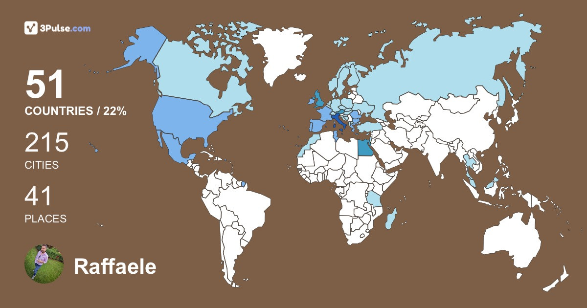 Изображение Карты путешествий Raffaele Blacco