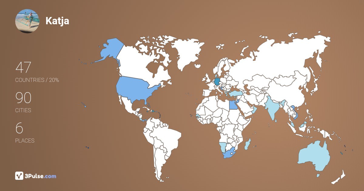Изображение Карты путешествий Katja Haas