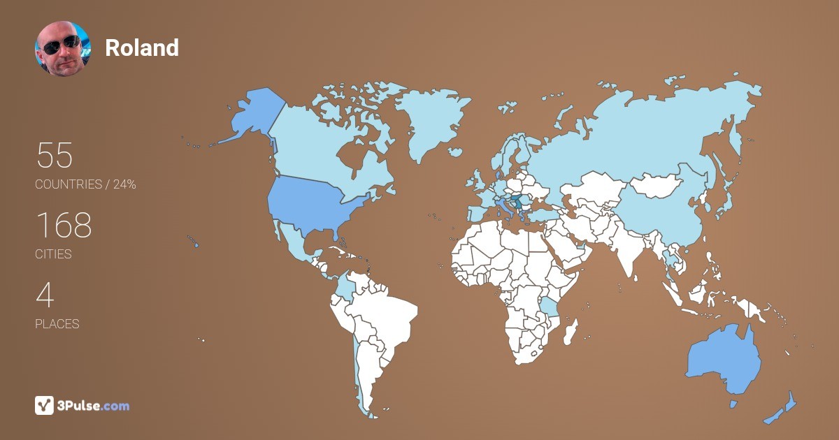 Изображение Карты путешествий Roland Kabok