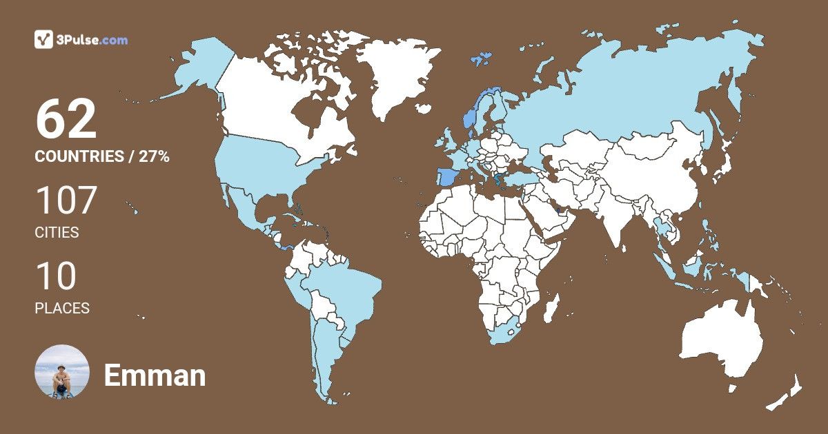 Изображение Карты путешествий Emman Fernando