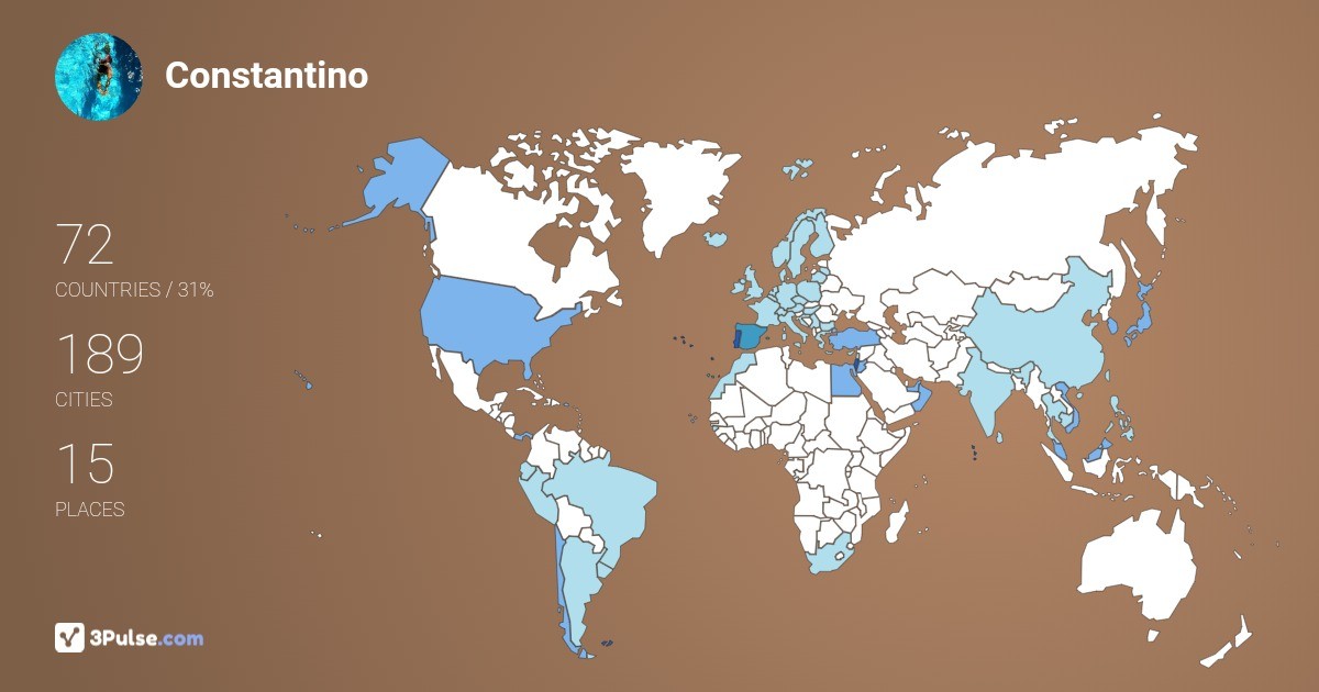 Изображение Карты путешествий Constantino Dias