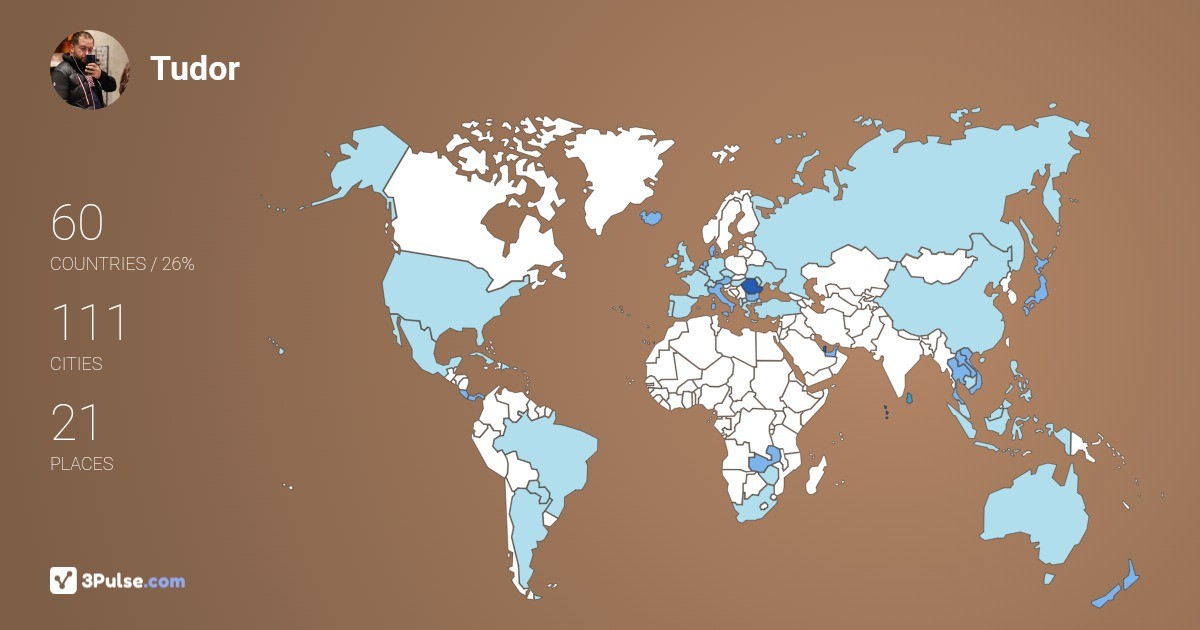 Изображение Карты путешествий Tudor Popa