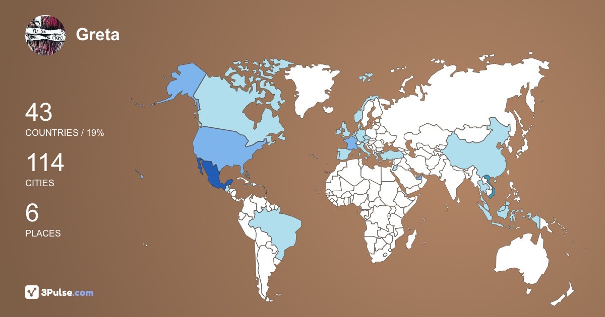 Изображение Карты путешествий Greta Csar