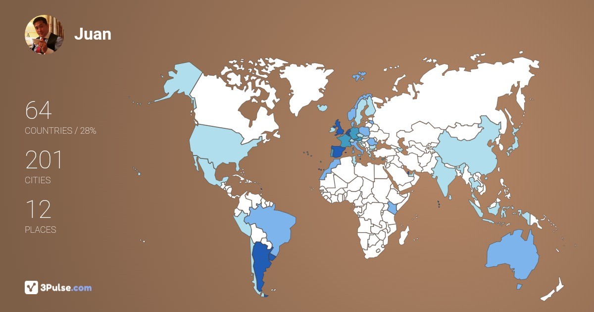 Изображение Карты путешествий Juan Dvila