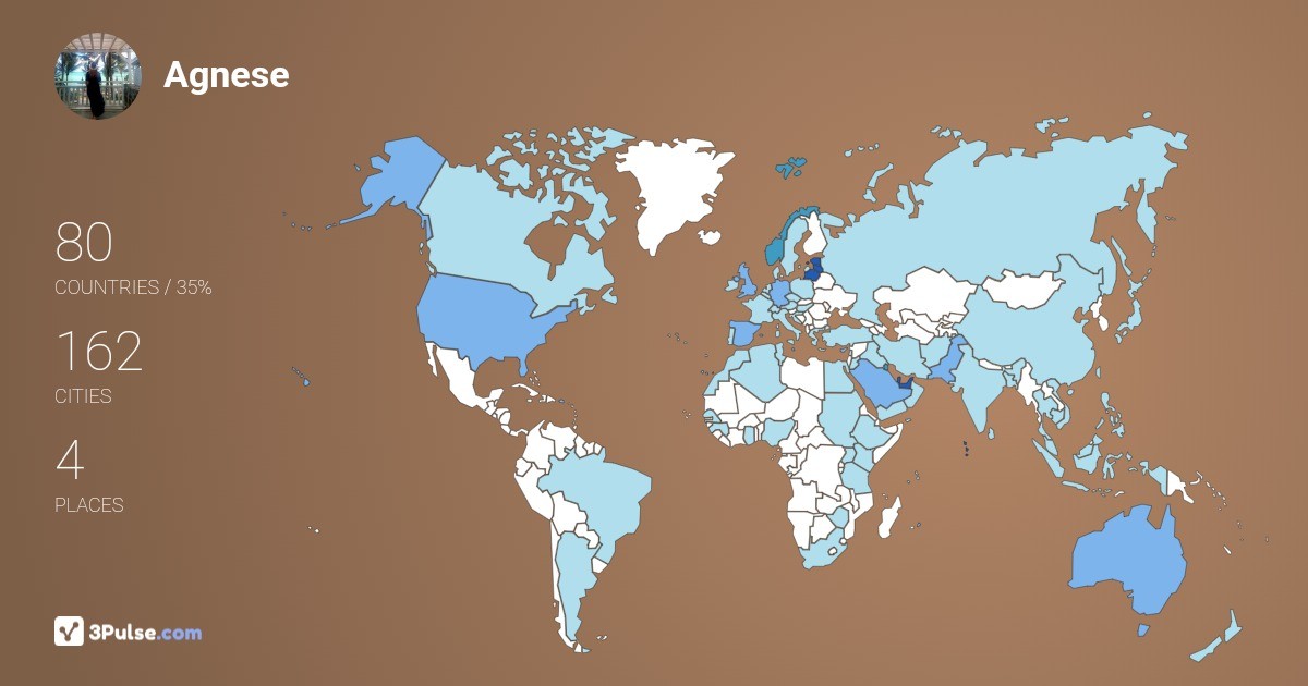 Изображение Карты путешествий Agnese Agy