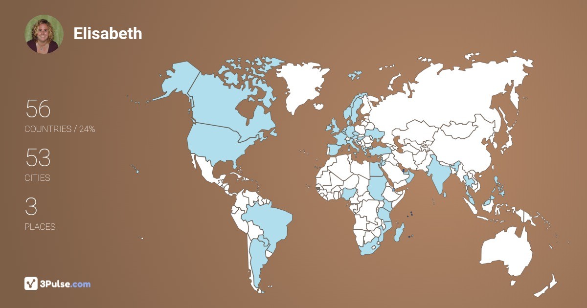 Изображение Карты путешествий Elisabeth Alder