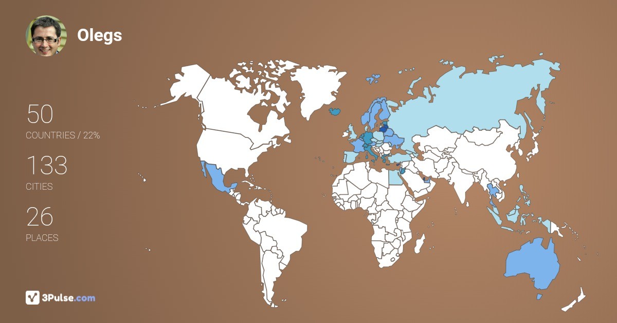 Изображение Карты путешествий Olegs Krutikovs