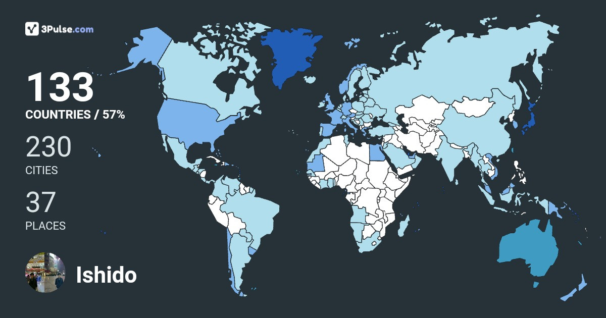 Изображение Карты путешествий Ishido Philip