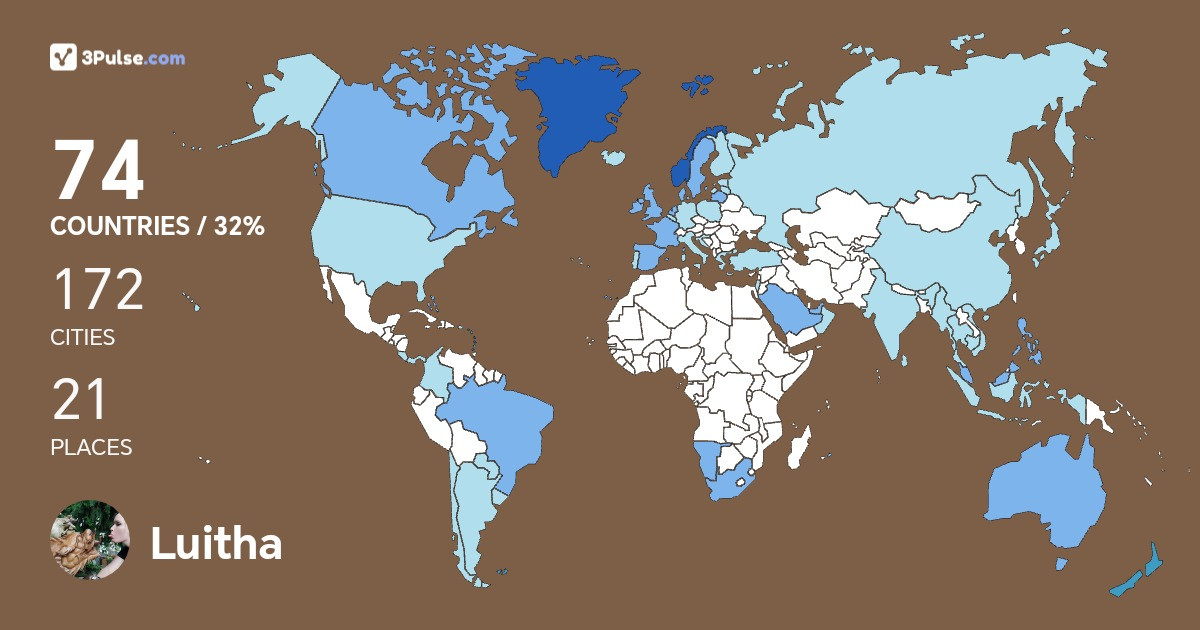 Изображение Карты путешествий Luitha van-Loggenberg