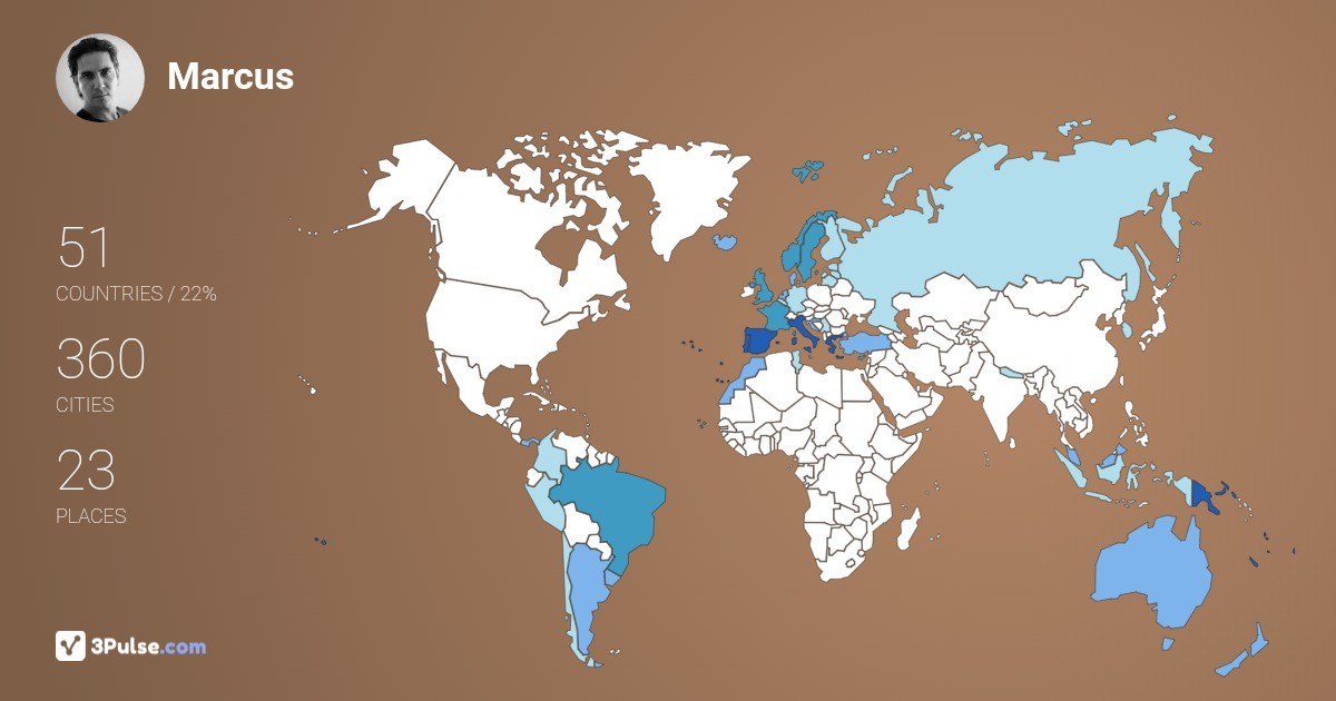 Изображение Карты путешествий Marcus Camolezi
