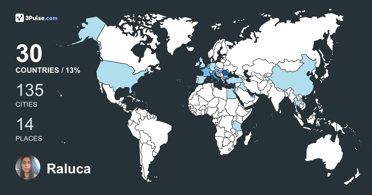 Изображение Карты путешествий Raluca Pop