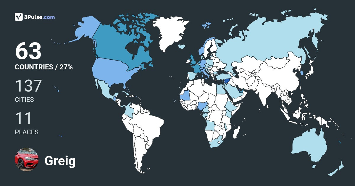 Изображение Карты путешествий Greig Brownlie