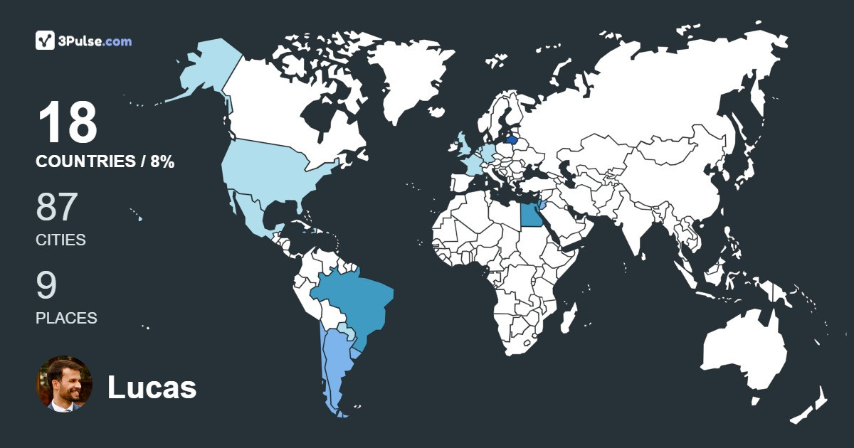 Изображение Карты путешествий Lucas Marques