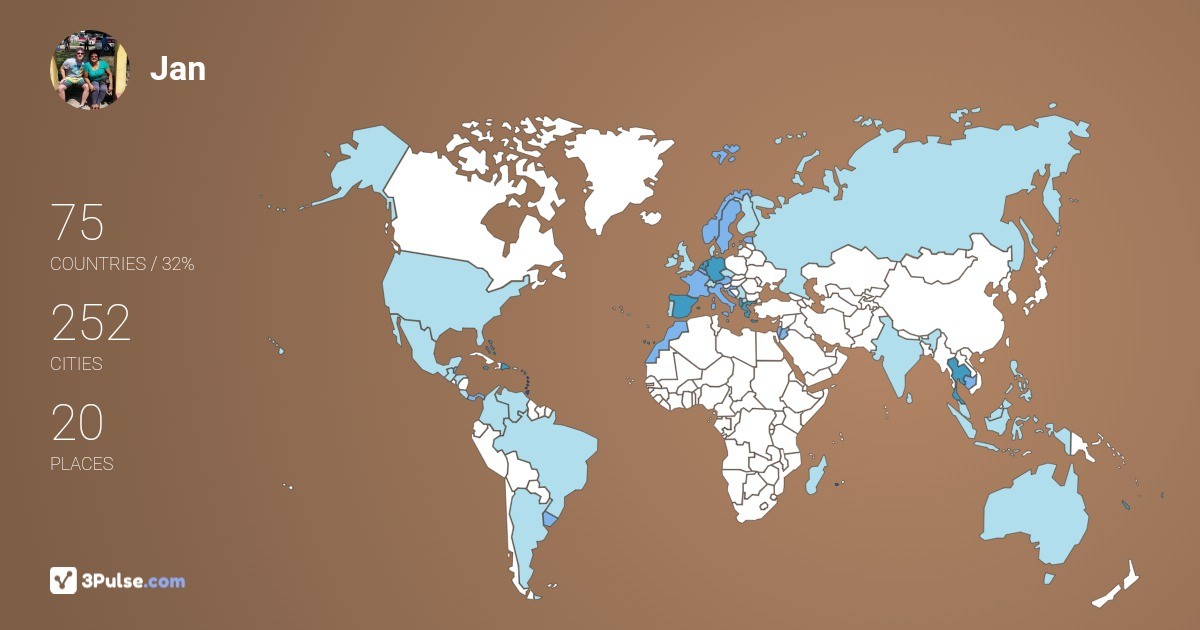 Изображение Карты путешествий Jan van-der-Velden