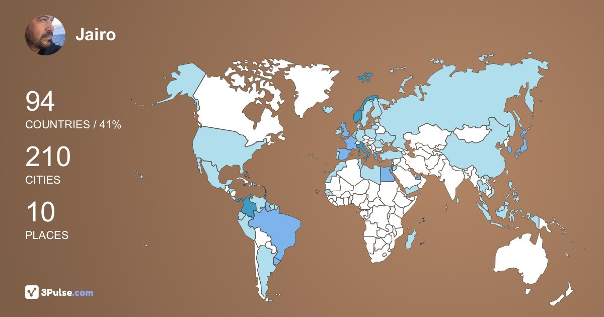 Изображение Карты путешествий Jairo Ardila