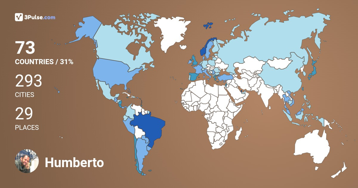 Изображение Карты путешествий Humberto Neto