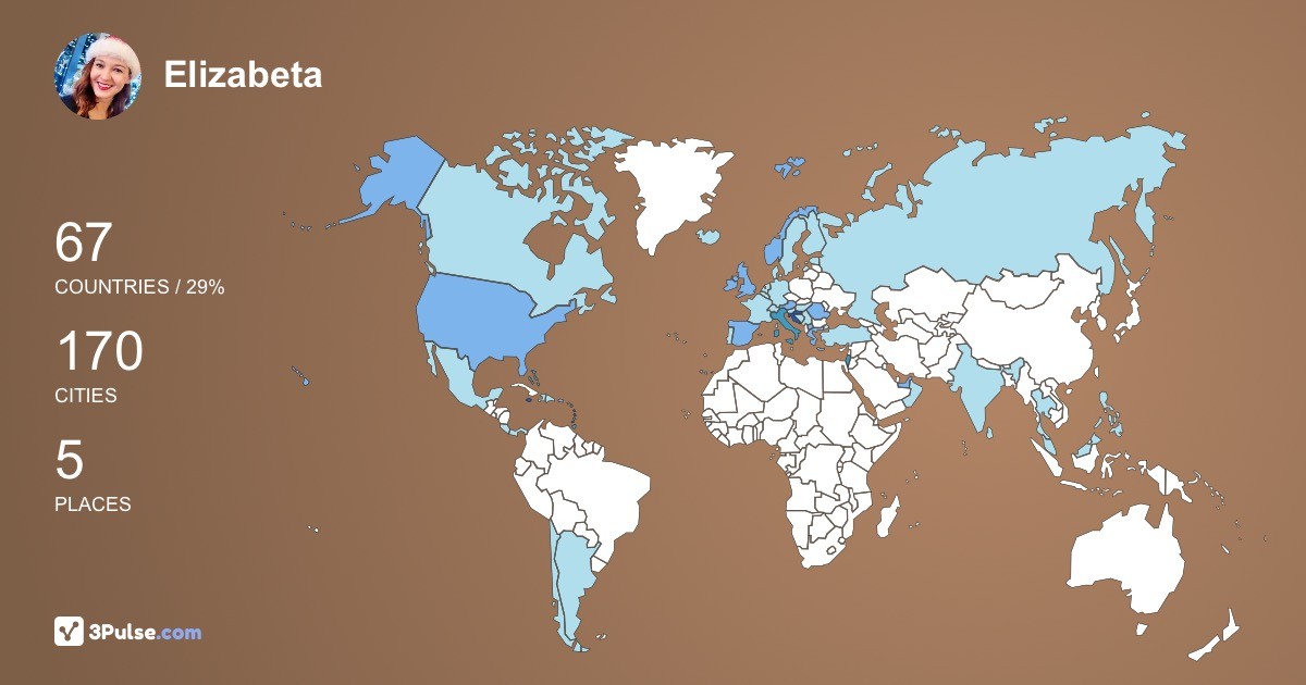 Изображение Карты путешествий Elizabeta Ferencin