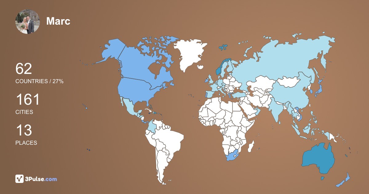 Изображение Карты путешествий Marc Sullivan