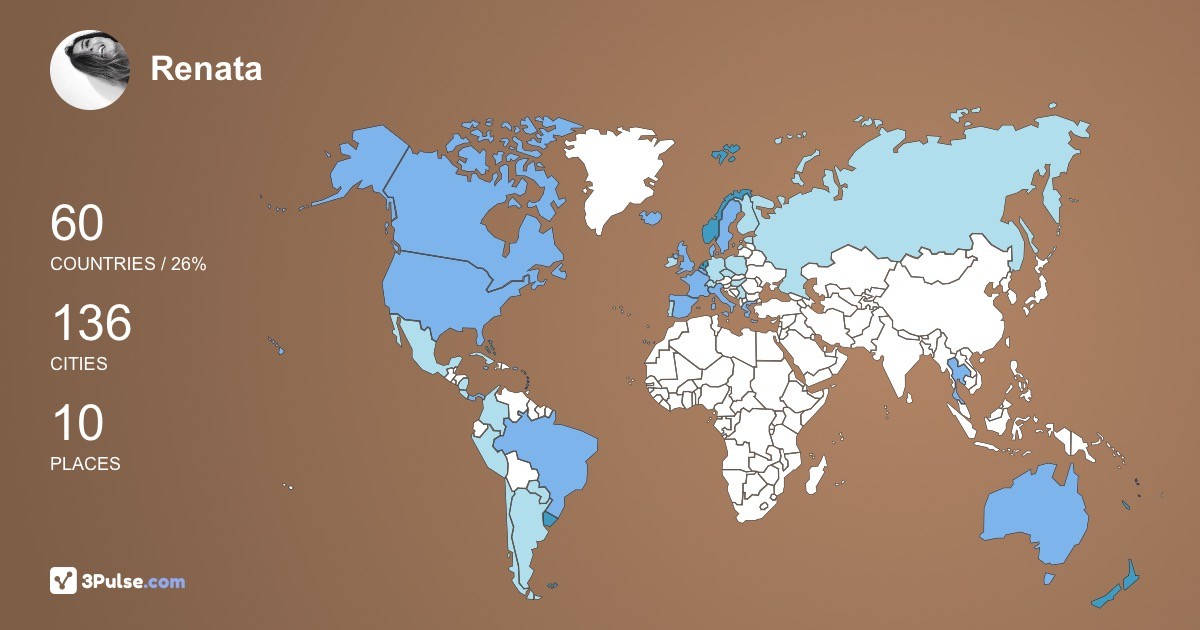 Renata Prieto's Travel Map Image