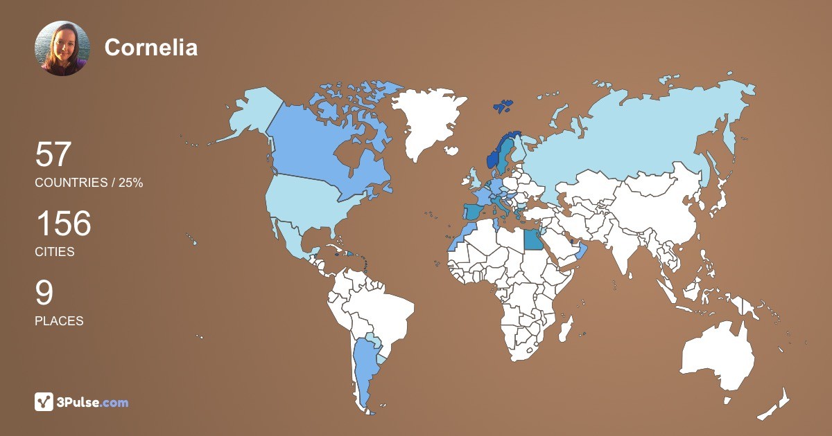 Изображение Карты путешествий Cornelia Pfeifer