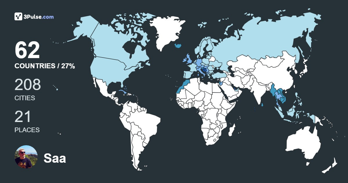 Изображение Карты путешествий Saa kori