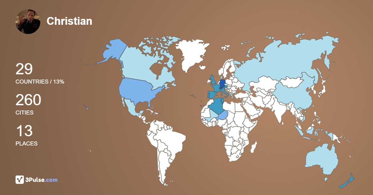 Изображение Карты путешествий Christian Braun