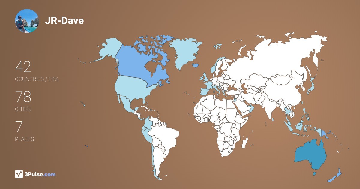 Изображение Карты путешествий JR-Dave Gardose