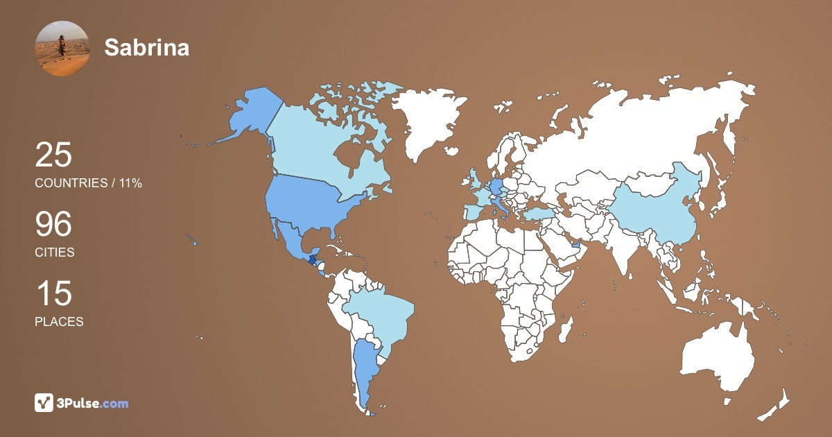 Изображение Карты путешествий Sabrina Mazariegos