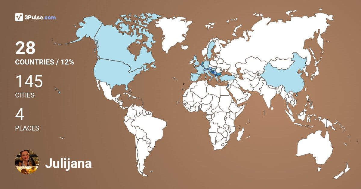 Изображение Карты путешествий Julijana Stojanova