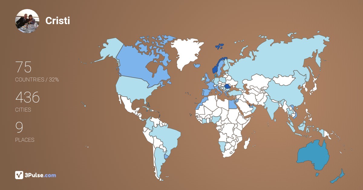 Изображение Карты путешествий Cristi Constantin