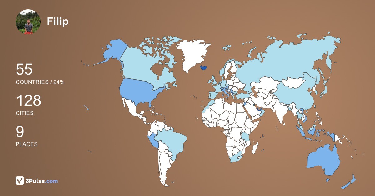 Изображение Карты путешествий Filip Ste