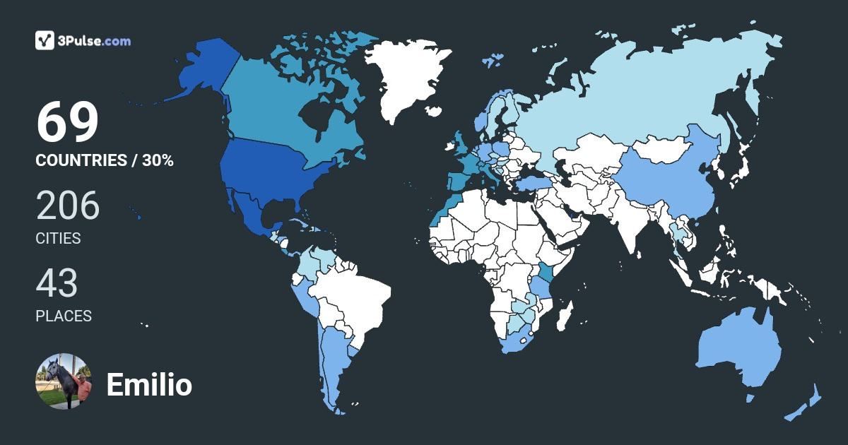 Изображение Карты путешествий Emilio Toussaint-Gallardo
