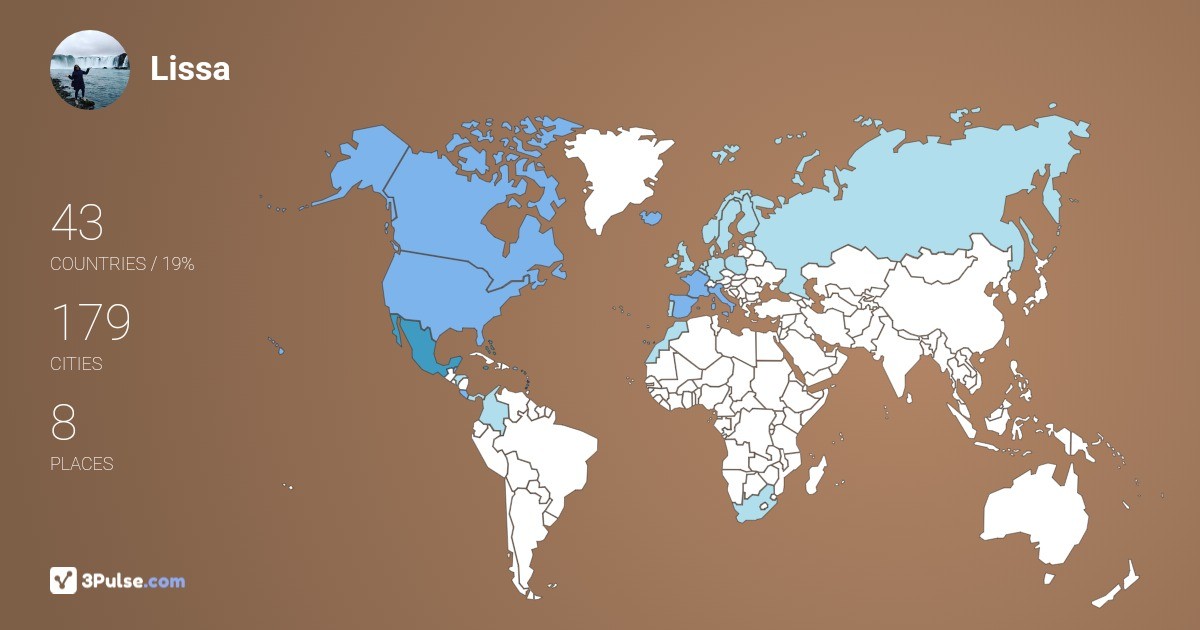 Изображение Карты путешествий Lissa Yslas-Stahl