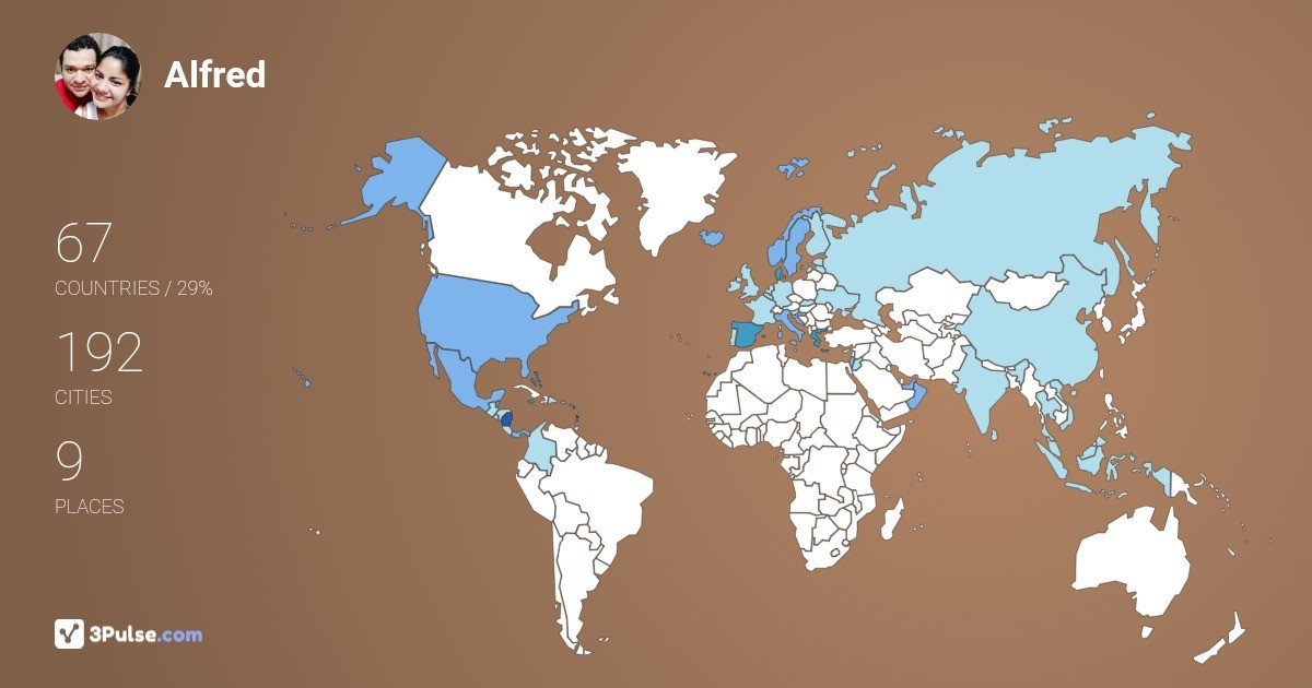 Изображение Карты путешествий Alfred Taylor-G