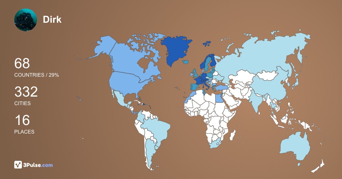 Изображение Карты путешествий Dirk Bremen