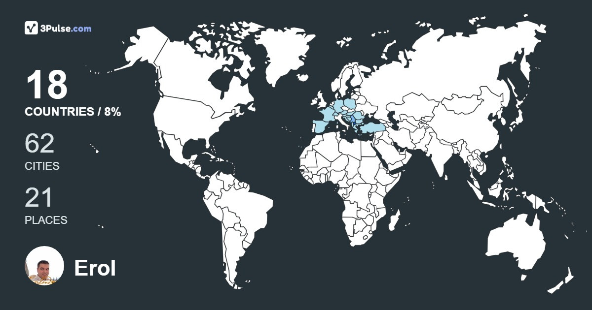 Изображение Карты путешествий Erol Ademov