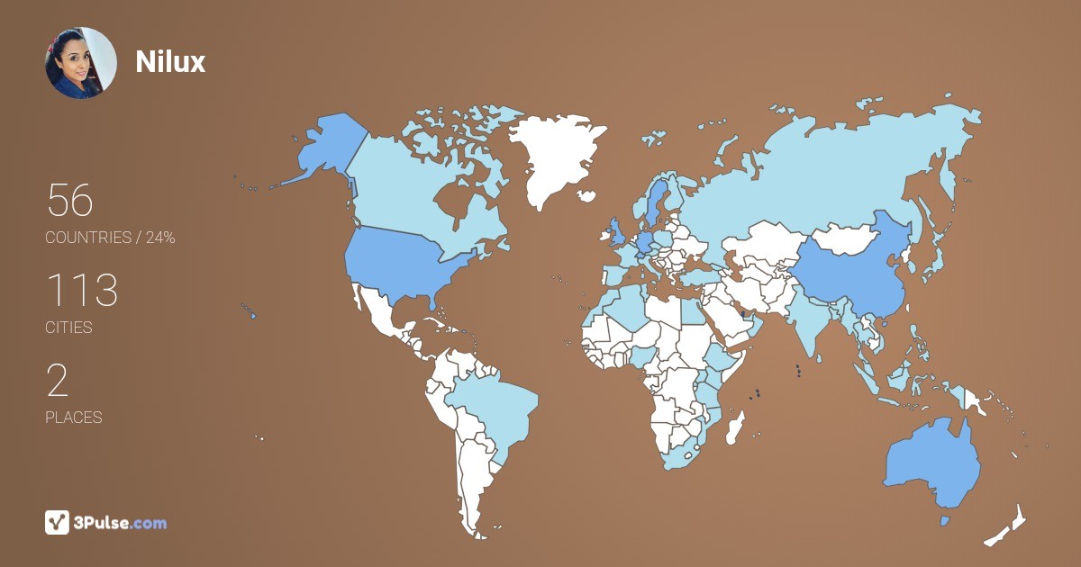 Изображение Карты путешествий Nilux Gamage
