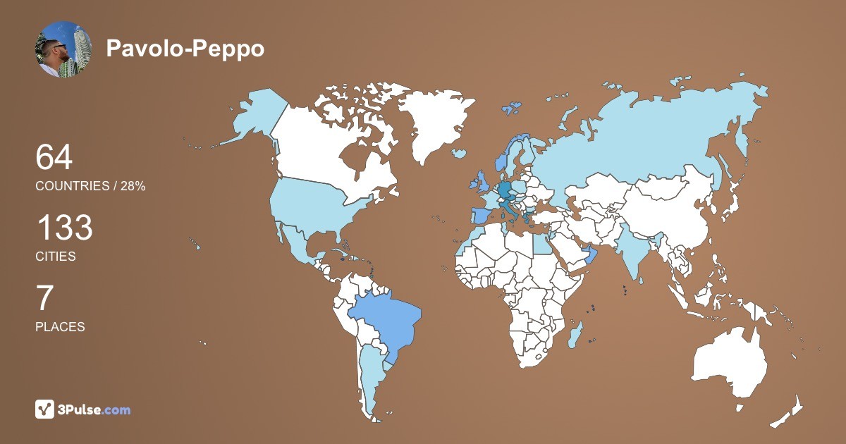 Pavolo-Peppo Ferrieri's Travel Map Image