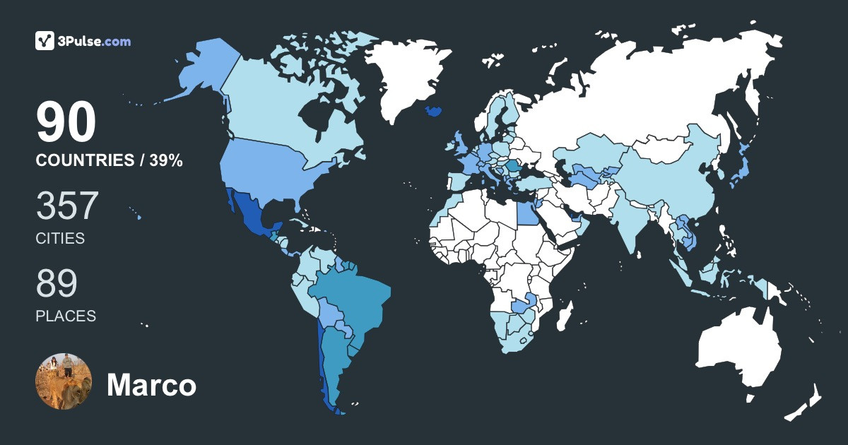 Изображение Карты путешествий Marco Sosa