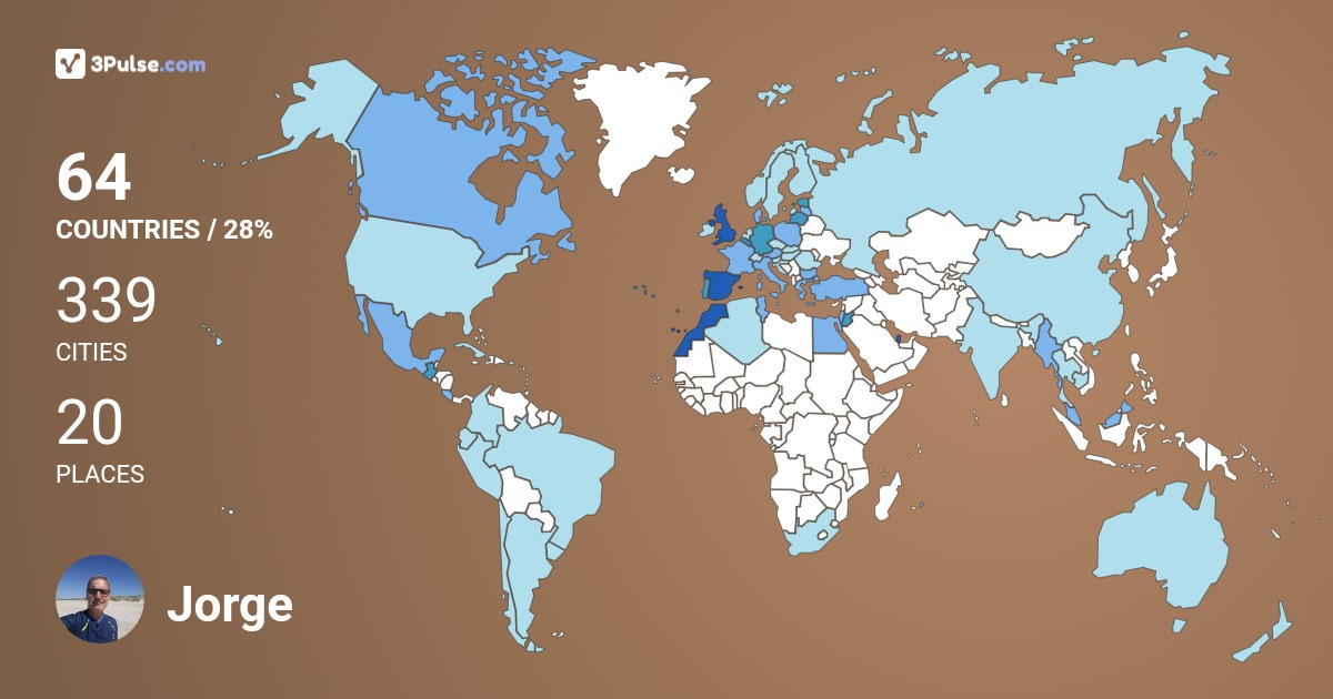 Изображение Карты путешествий Jorge Daz-Cintas