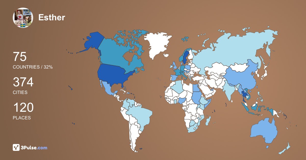 Изображение Карты путешествий Esther Grace