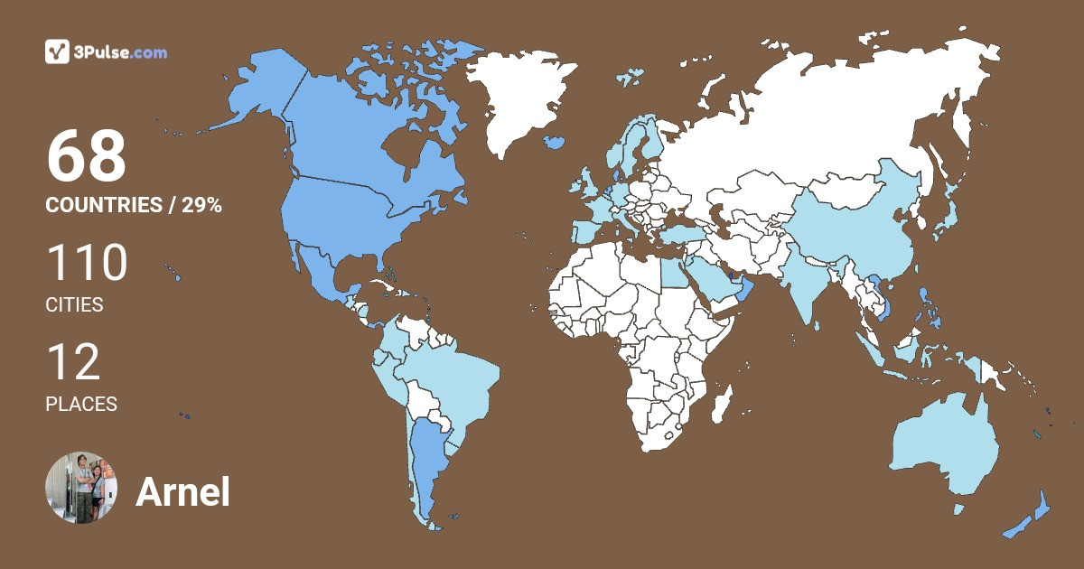 Изображение Карты путешествий Arnel Gasco