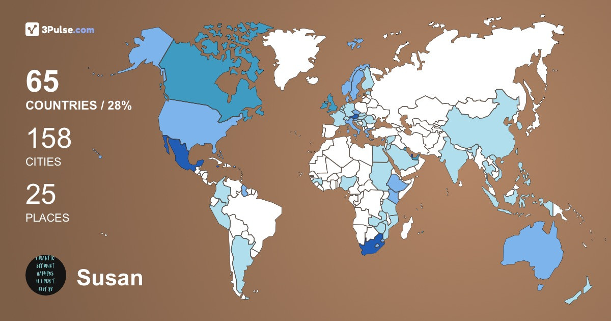 Изображение Карты путешествий Susan Elliot