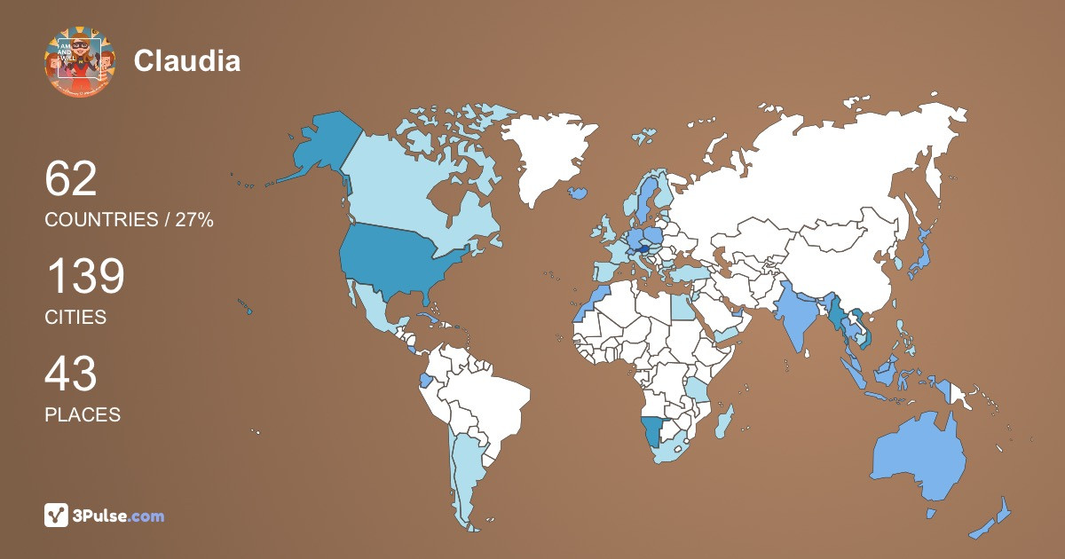 Изображение Карты путешествий Claudia Adler