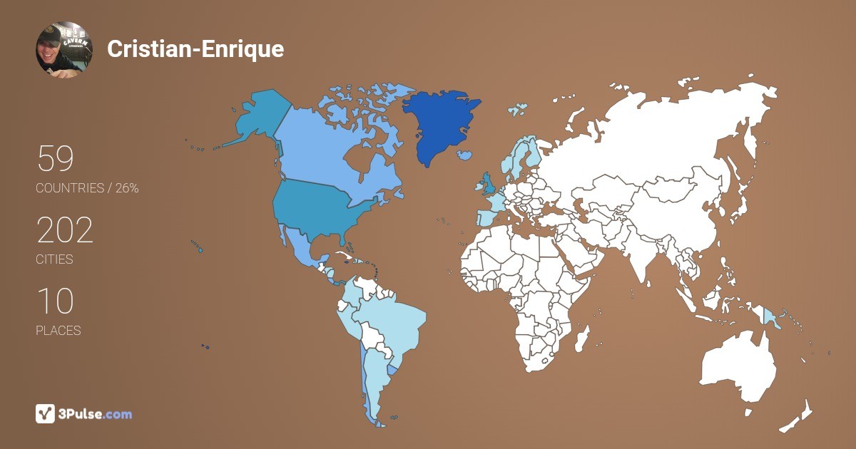 Изображение Карты путешествий Cristian-Enrique Jaime-Zazueta