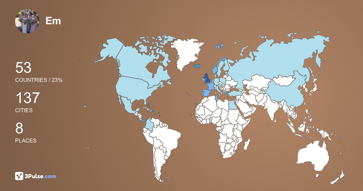 Изображение Карты путешествий Em Rigby