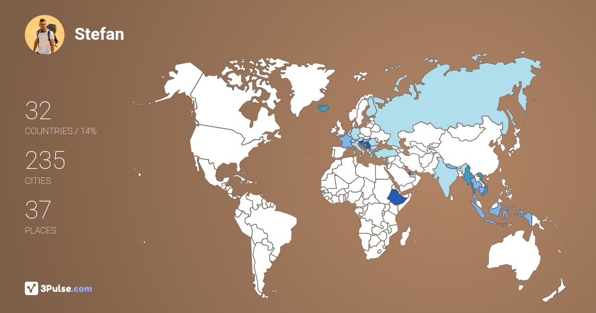 Изображение Карты путешествий Stefan Simonovic
